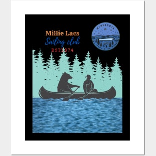 Milie lacs sailing club Posters and Art